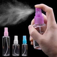 1PC 30ml 50ml 100ml losowy kolor podróży przezroczysty plastikowy Atomizer do perfum mały pusty Spray wielokrotnego napełniania butelki