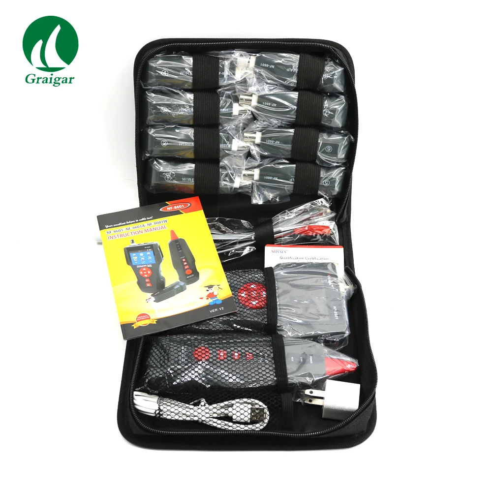 

Network Lan Cable Tester NF-8601W Check the PING POE and Cross-talk Functions for Network Cable