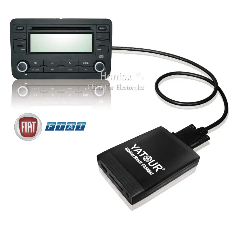 

Yatour Digital CD music Changer For Fiat Bravo New Bravo Panda Idea Punto 8-Pin YT-M06 Car USB MP3 SD AUX adapter