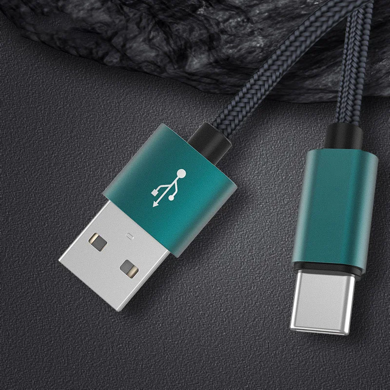 Металлический usb type-C кабель, ROCK Metal Быстрая зарядка usb type-C кабель для samsung Galaxy S8 Note 8, OnePlus 2, для Xiaomi 4C USB-C