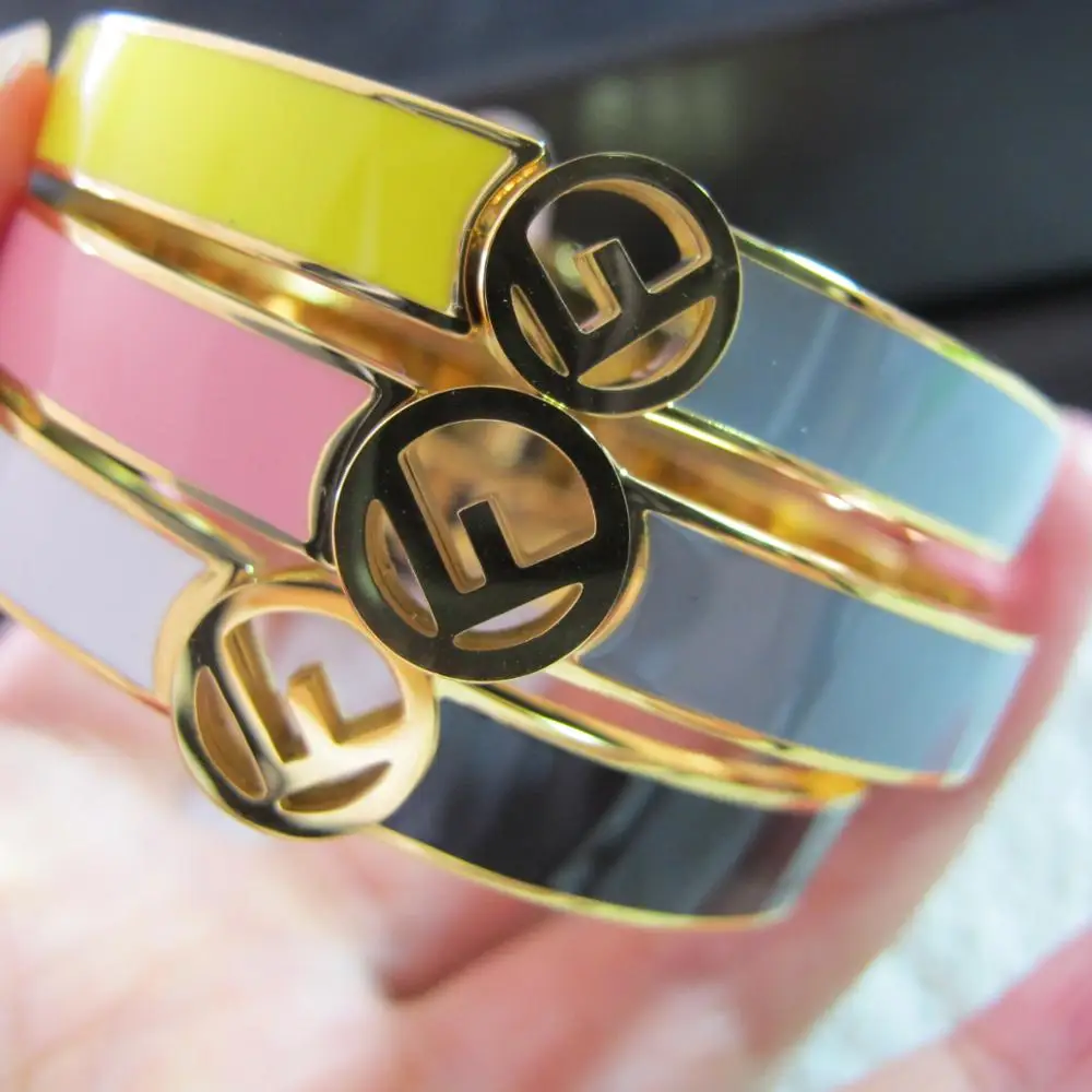 

2019 New Dubai fashion double mixed colored resin bracelets & bangles stainless steel jewelry bijoux acier inoxydable femme