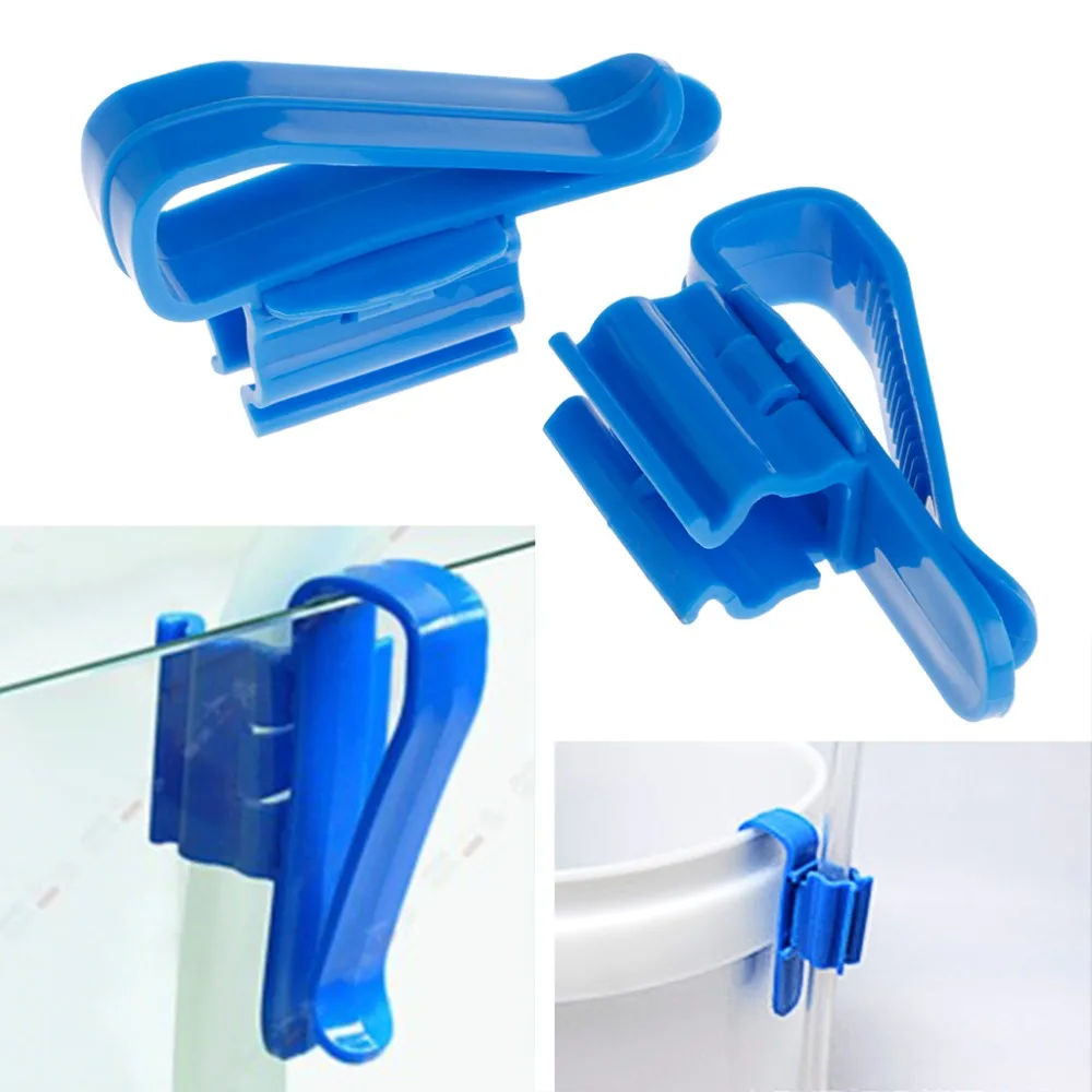 

2Pcs/set Aquarium Fish Tank Water Tube Hose Mount Holder For 8-16mm Pipe Filtration Fish & Aquatic Pet Supplies C42