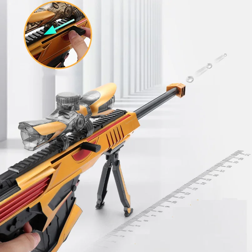 البلاستيك مكبر الأشعة تحت الحمراء مسدس لعبة النخبة الهواء لينة رصاصة مائية اطلاق النار في الهواء الطلق لعبة لصبي الأطفال قناص بندقية مسدس ال...