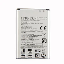 Fesoul High Capacity BL-59JH Phone Li-ion Replacement Battery For LG Optimus F5 F3 Lucid2 P710 P715 VS870 FX3 replacement 3 7v 1800mah li ion batteries for lg optimus 4x hd p880 f160 2 pcs