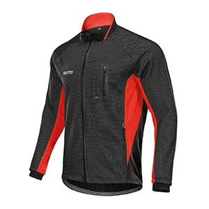 Георгем, зимние ветрозащитные куртки для велоспорта, костюмы для мужчин, для спорта на открытом воздухе, для езды на велосипеде, одежда для велоспорта с длинным рукавом, трикотажные штаны, ветровка - Цвет: Красный