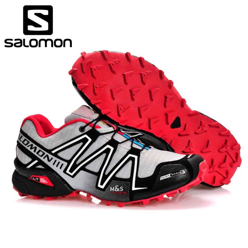 Salomon Speed Cross 3 CS Outdoor Shoes Breathable Men Athletics Male Air Mesh Walkinges Shoes Red Fencing Shoes Size eur 40-46