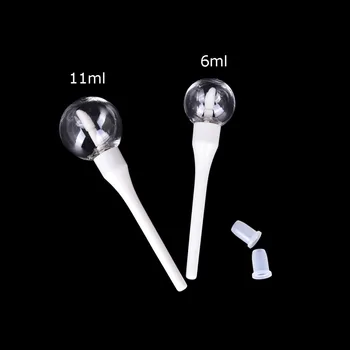 

1pC 6/11ML Round Empty Plastic Clear Lip Gloss Tube Lip Balm Bottle Container Drop Shipping