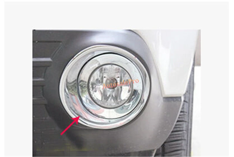 Abs Chrome Front Fog Light Cover Trim For Subaru Forester 2009 2010