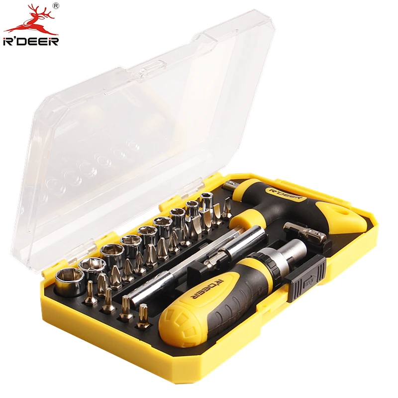 29 шт. набор отверток с трещоткой и магнитным наконечником|hand tools|screwdriver settool tool |