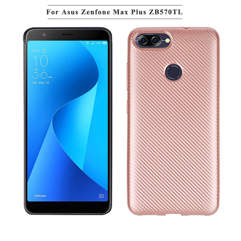 carbon fiber silicone case zenfone max plus zb570tl (6)