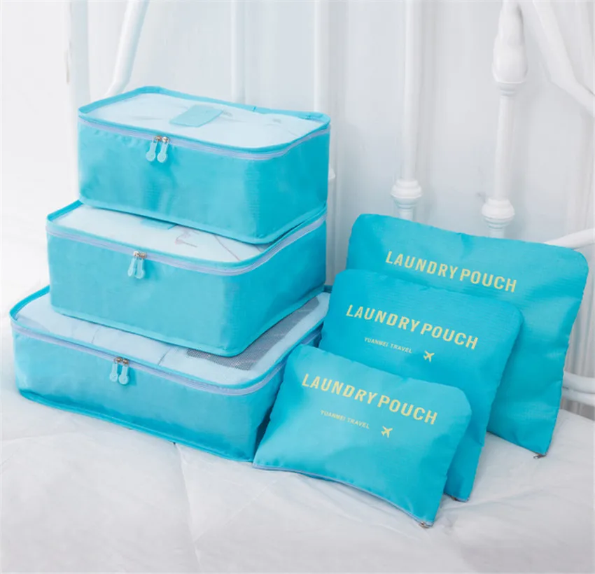 

Travel Roll Up Bag 6 Set Travel Compression Packing Cubes