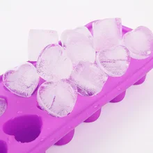 Новое поступление Силиконовый поднос для льда в форме сердца