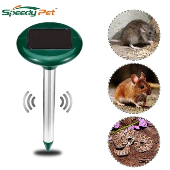 

New Ultrasonic Animal Repeller Solar Charging Ultrasonic Pest Repeller Waterproof Outdoor Drive Device For Cats Dogs Snake Mouse