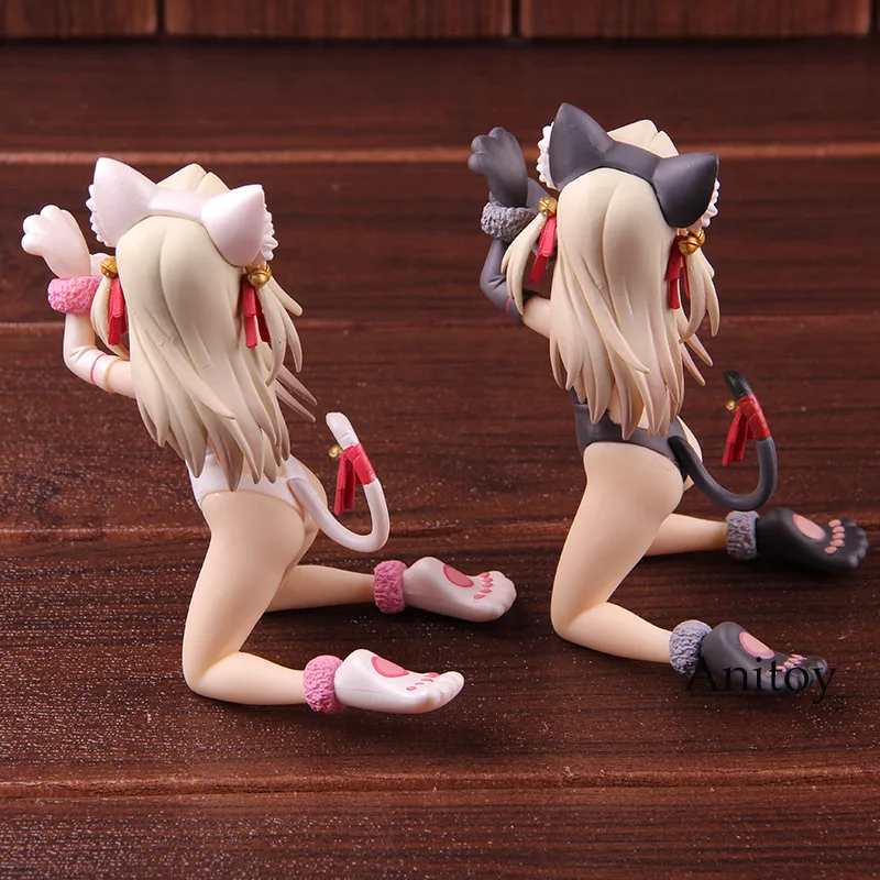 Аниме Fate Kaleid Liner Prisma Illya 2wei Herz! Illyasviel Von Einzbern Cat Girl Ver. ПВХ фигурка Коллекционная модель игрушки