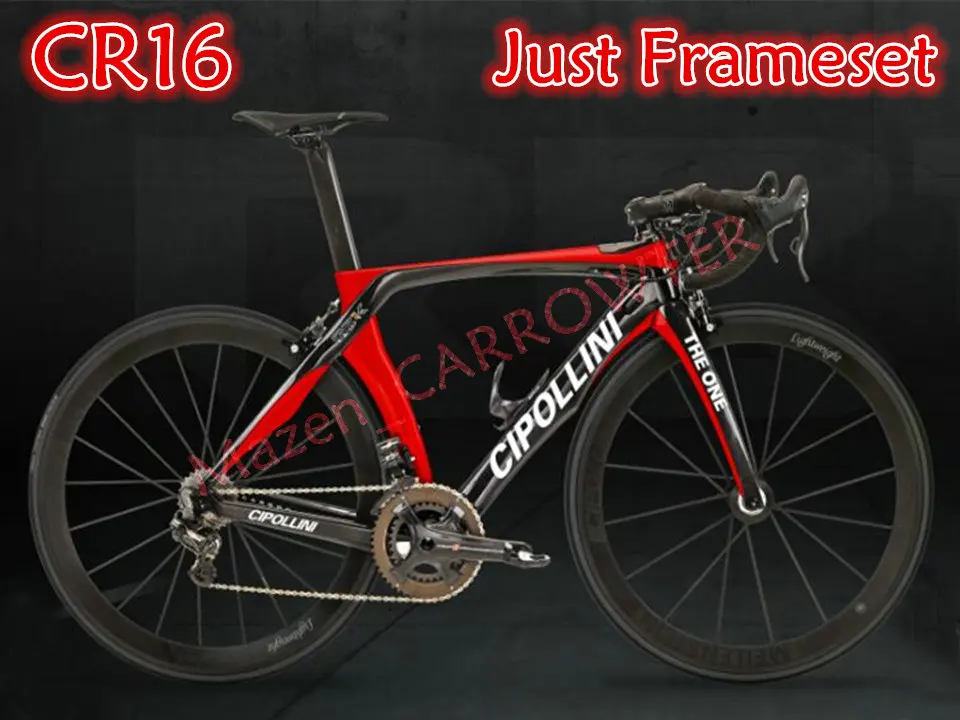 Ottanio Shiny 3K MCipollini RB1K THE ONE карбоновые рамы, седло для бутылки, 50 мм карбоновый комплект колес Novatec A271 ступицы