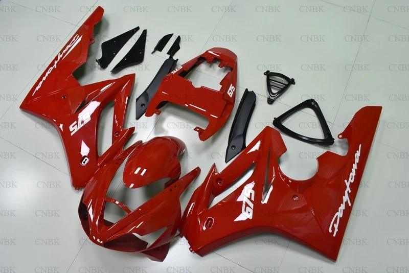 Для Daytona 2006 - 2008 комплекты кузова 08 07 красные Обтекатели для Triumph 675 мотоциклетная