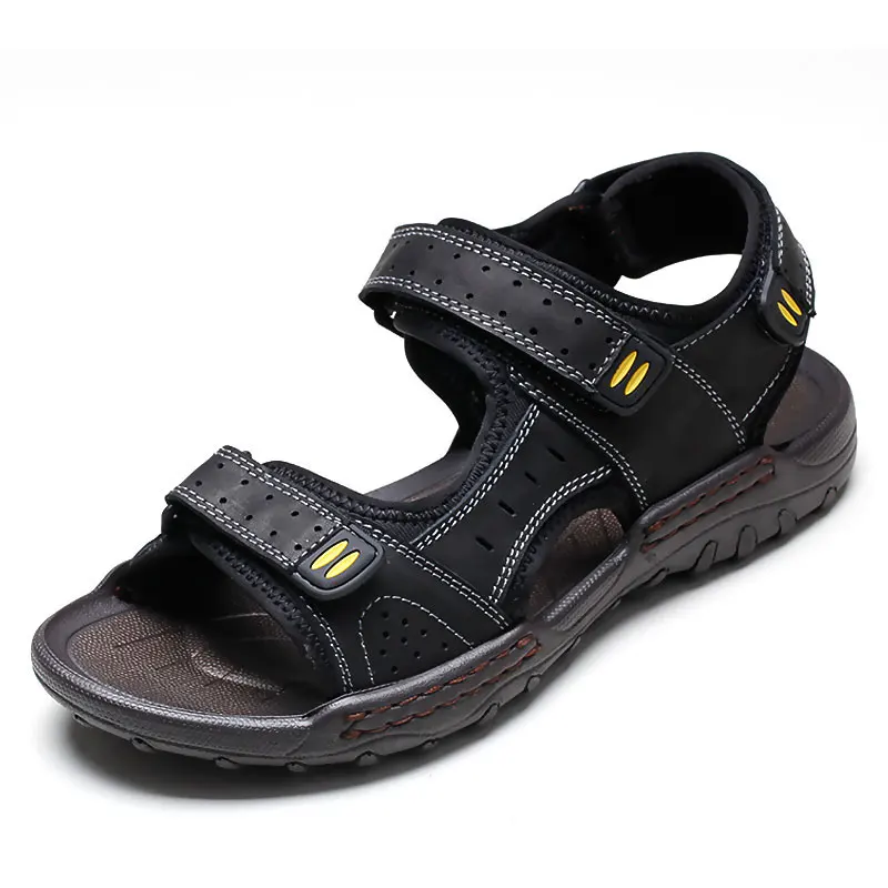  Beach  Men  Sandals  Summer Sandals  for Men  Leather Sports 