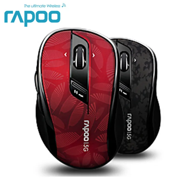 Беспроводная оптическая игровая мышь Rapoo 7100P 5G с регулировкой DPI 4D прокрутка для