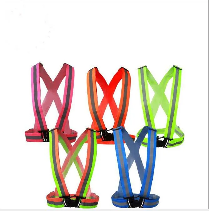 

NEW Safe Reflective Vest Belt For Women Girls Night Running Jogging Biking