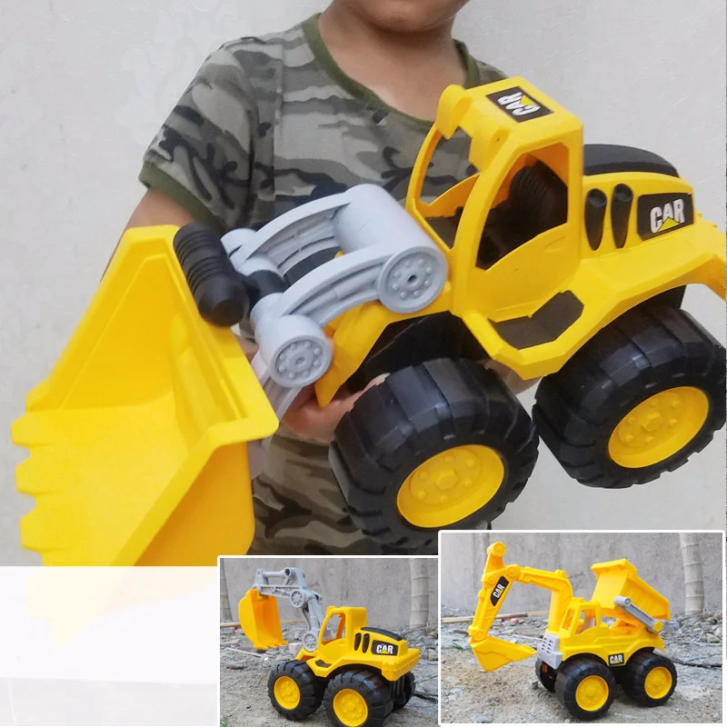 4 Styles Oversize Alloy Engineering Car Tractor Toy Dump Truck Model Classic Cars for Children Boy Christmas Gift |