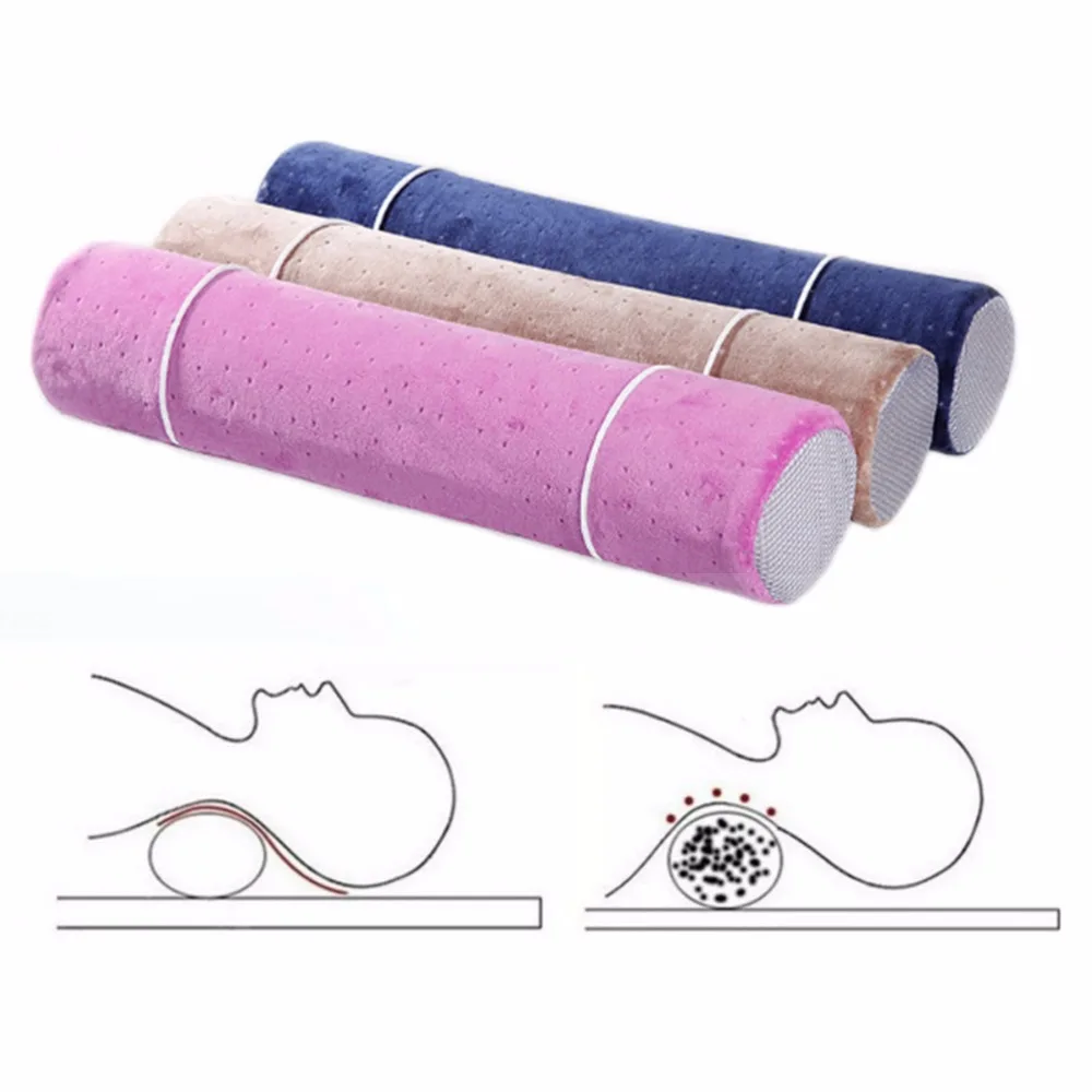 1 шт. цилиндрическая подушка для шеи сна|neck pillow|health pillowpillow cylindrical |