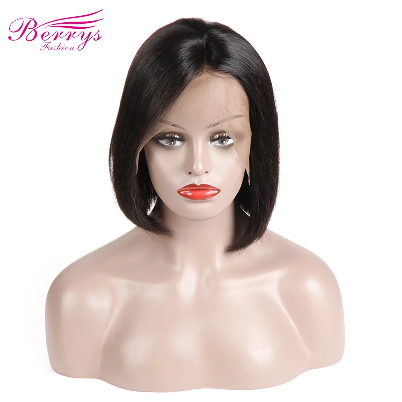 

Short Bob Wigs Ear To Ear Lace Frontal Wigs Brazilian Straight Human Hair 13x4 Lace Front Wigs 100% Remy Hair Cut Short Bob Wig