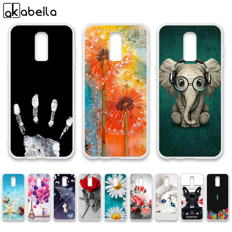

AKABEILA Silicone Phone Cases For OnePlus 6T 6 Case On The For OnePlus 6 6T One Plus 6T 6 Covers Flamingo Nutella Fundas Coque