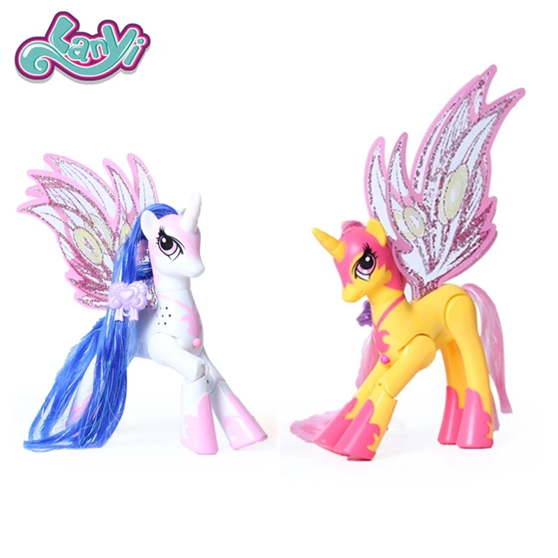 Волшебные радужные пони Lanyitoys игрушки Мои маленькие экшн фигурки из аниме для