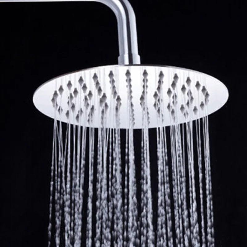 Mayitr Round Stainless Steel Showerheads 8 inch Rainfall Shower Head Rain Shower For Home Bath Accessories
