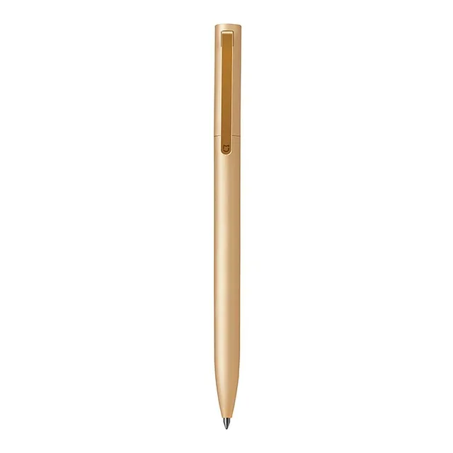 Gold Metal pen Xiaomi Mijia металлическая ручка PREMEC Sign Pens гладкая швейцарская заправка 0,5 мм ручки для подписи легированные ручки черный Заправка 0,5 мм - Цвет: Gold Metal pen