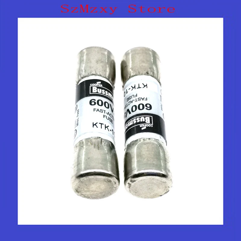 2PCS/Lot BUSSMANN fuse KTK 10*38 600V 1A 2A 3A 4A 5A 6A 7A 8A 10A 12A