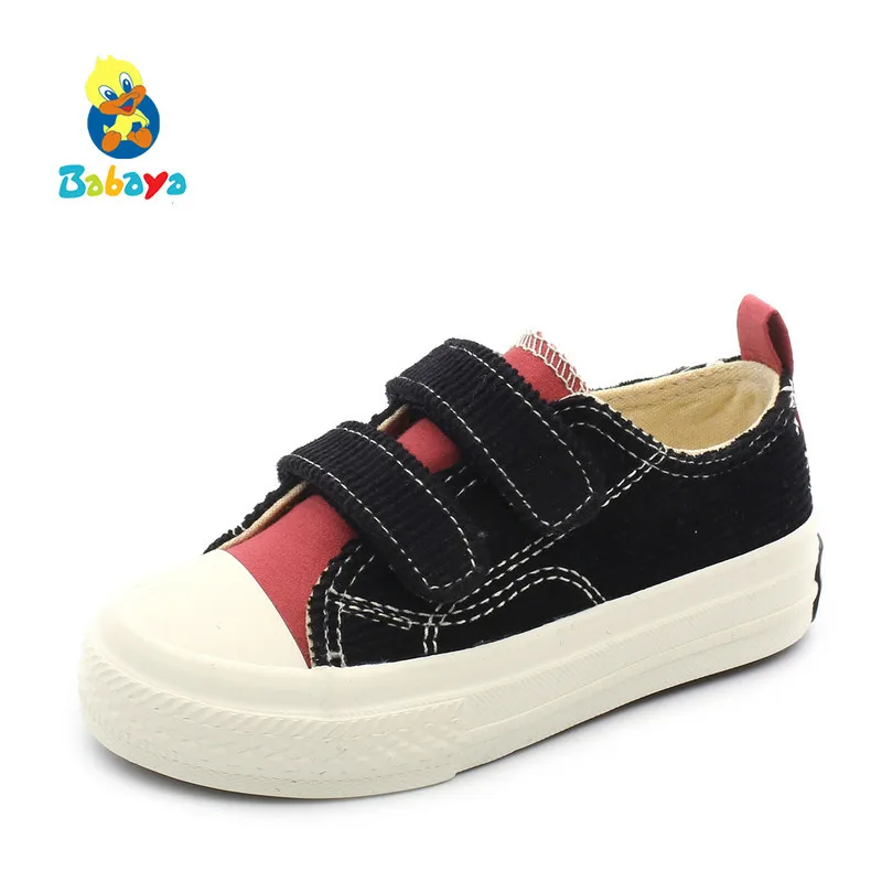 

Girls canvas shoes 2018 spring Autumn white Running Sneakers children kids shoes soft and comfortable boys Flat school shoes