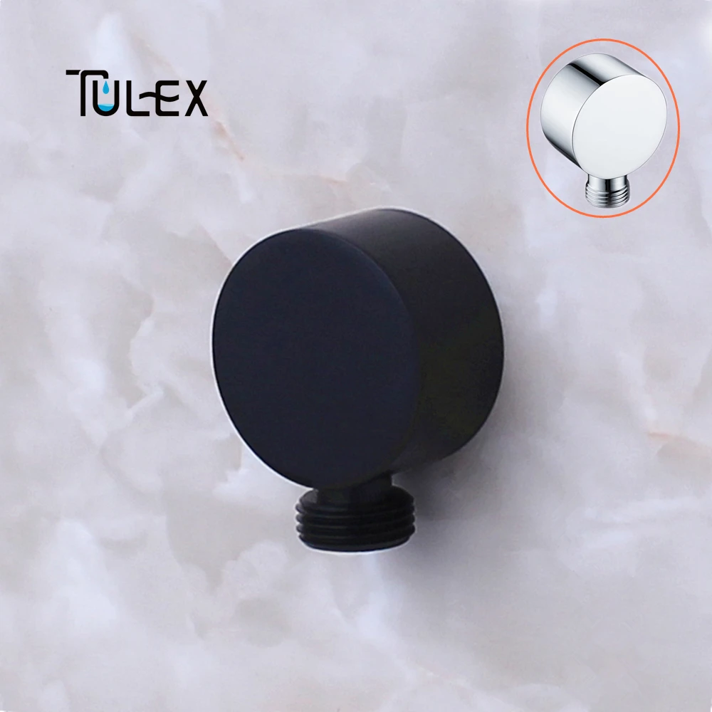TULEX Shower Head Connector Shower Accessories Round Bathroom B Wall