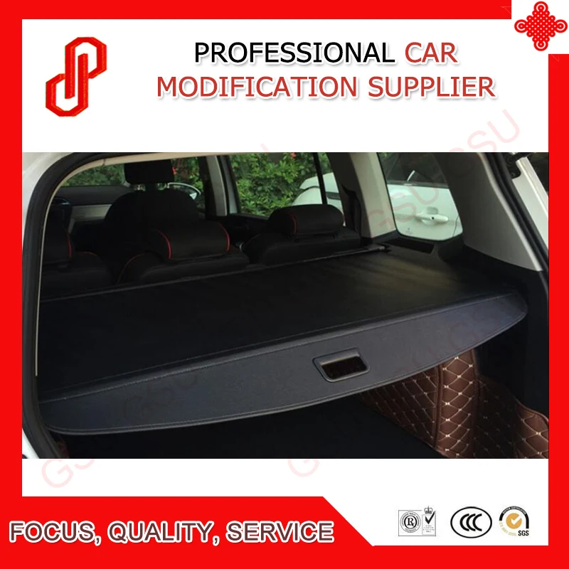 

Black Beige color Rear Trunk Security Shield retractable Tonneau cover Cargo cover for Touran 2005 - 2018