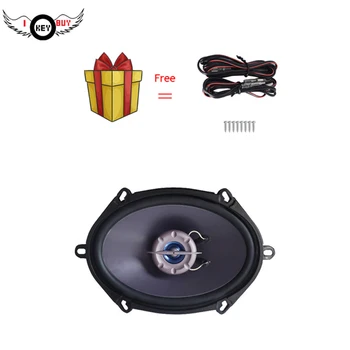 

2 Pcs Coaxial Speakers I Key Buy 5*7 Inch 2 Ways 200W Audio Stereo Sounds HIFI Mid-range Speaker Universal for All Car