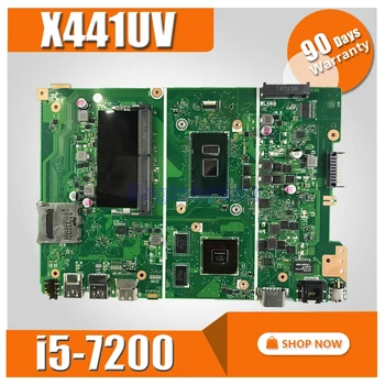 شراءX441UV اللوحة الأم مع 4G RAM I5-7200 ل For Asus X441UV X441U F441U A441U X441UR المحمول اللوحة الأم اختبار 100% OK