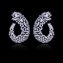 Модный бренд AccKing, новинка, элегантные женские серьги-гвоздики со звездочками, с цирконием, для женщин, AE05251