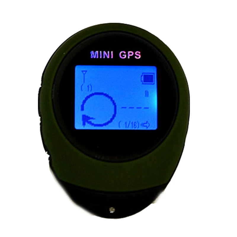 Último Mini GPS receptor de navegación de mano localizador USB recargable con brújula para viajes deportivos al aire libre envío gratis