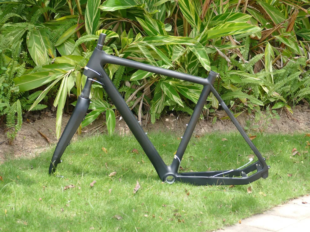 Toray Carbon Cycling Cyclocross Bike Bicycle Cyclo Cross BB30 Disc Frame 53cm