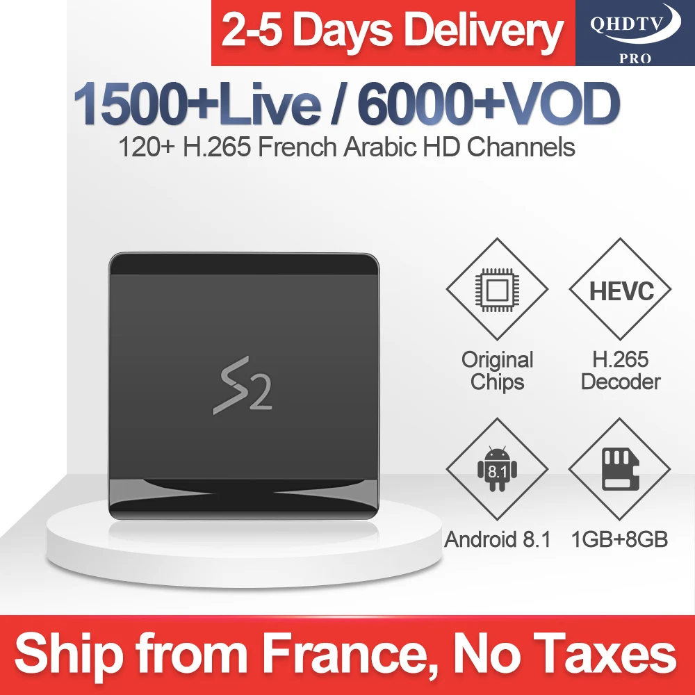 

Leadcool S2 TV Box 1 Year QHDTV Pro IPTV Subscription Arabic Netherlands Subscription 1G 8G Box French Belgium IPTV Subscription