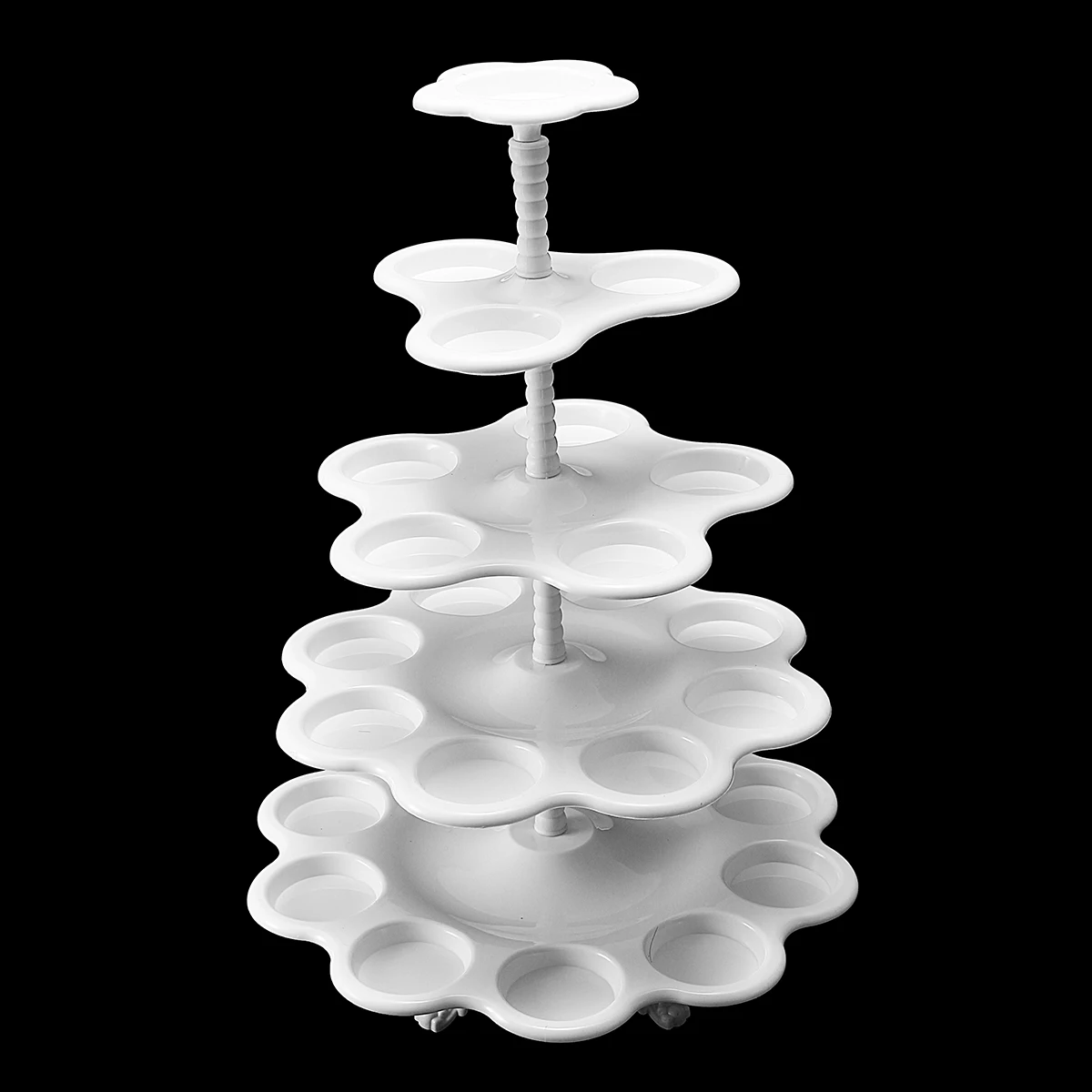  5 Tier Cupcake Cake Stand Wedding Cake Display Stand Decor Dessert Holder for Wedding Birthday Part