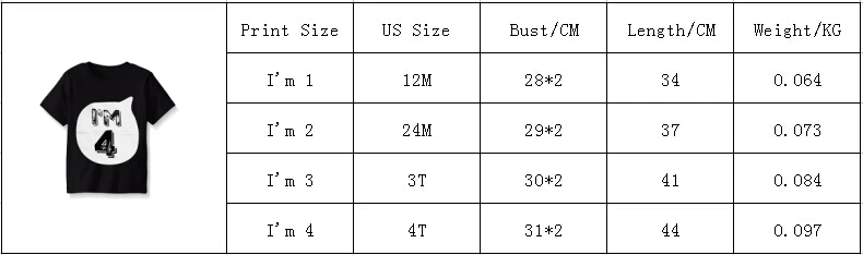 Детская футболка; топы для детей; летняя одежда для мальчиков и девочек; черно-белые рубашки; одежда для первого дня рождения; детские футболки