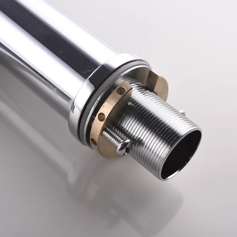 Basin Taps Brass Deck Mounted Bathroom Sink Faucets Single Hole Hot And Cold Water Mixer Taps Chrome Basin Faucet High Basin Taps Brass Deck Mounted Bathroom Sink Faucets Single Hole Hot And Cold Water Mixer Taps Chrome Basin Faucet High