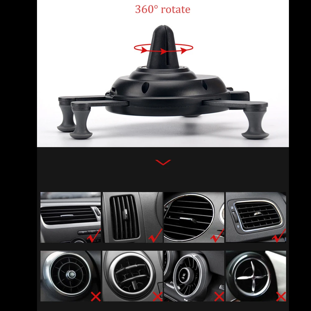 Car Mount Air Vent Holder QI Fast Wireless Charger Stand for Samsung S10 Plus Phone Stand for Huawei Google Xiaomi OnePlus Stand