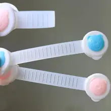 Мультяшный медведь длинный замок стиль Детская безопасность защита дети шкаф ящик холодильник замки и ремни 30 шт./лот