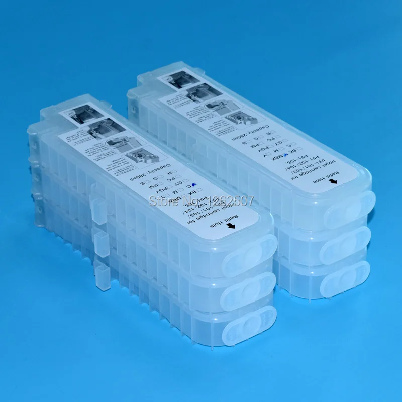 Refill Ink Cartridge For Canon IPF 6100 Empty 280ml*12colors-in Ink Cartridges from Computer