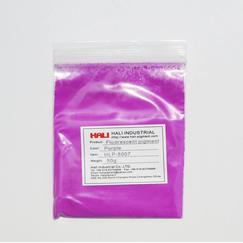 형광 파우더 형광 안료 매니큐어 안료 항목: HLP-8007 색상: 보라색 1lot = 50g 널리 사용되는 무료 배송...
