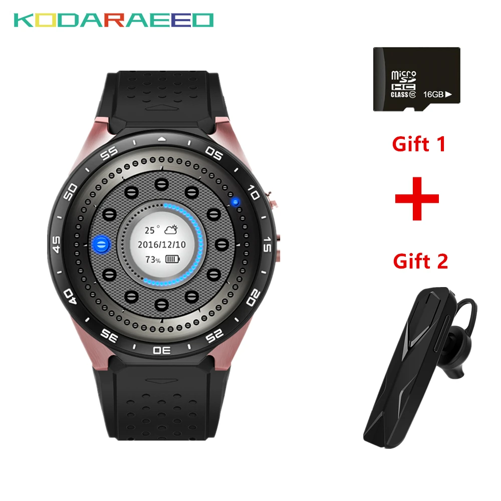 Smart Watch KW88 1 39 MTK6580 Quad Core 1 3GHZ Android 5 1 3G Smart Watch