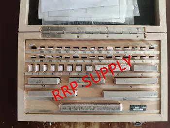 

1.005-100mm Gage block set 47pcs/set, steel, class 0