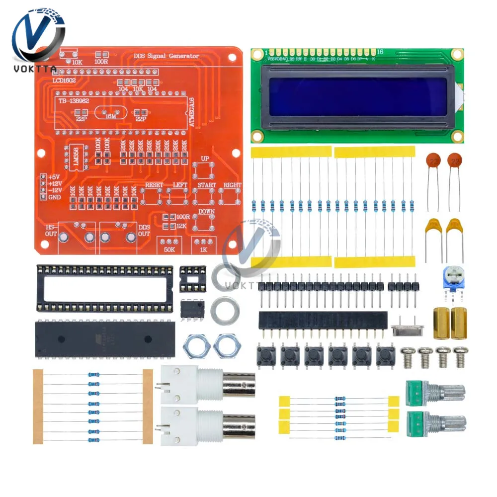 DDS функция генератор сигналов DIY Kit частота Pluse квадратная волна функция генератор модуль тестер синтезатор